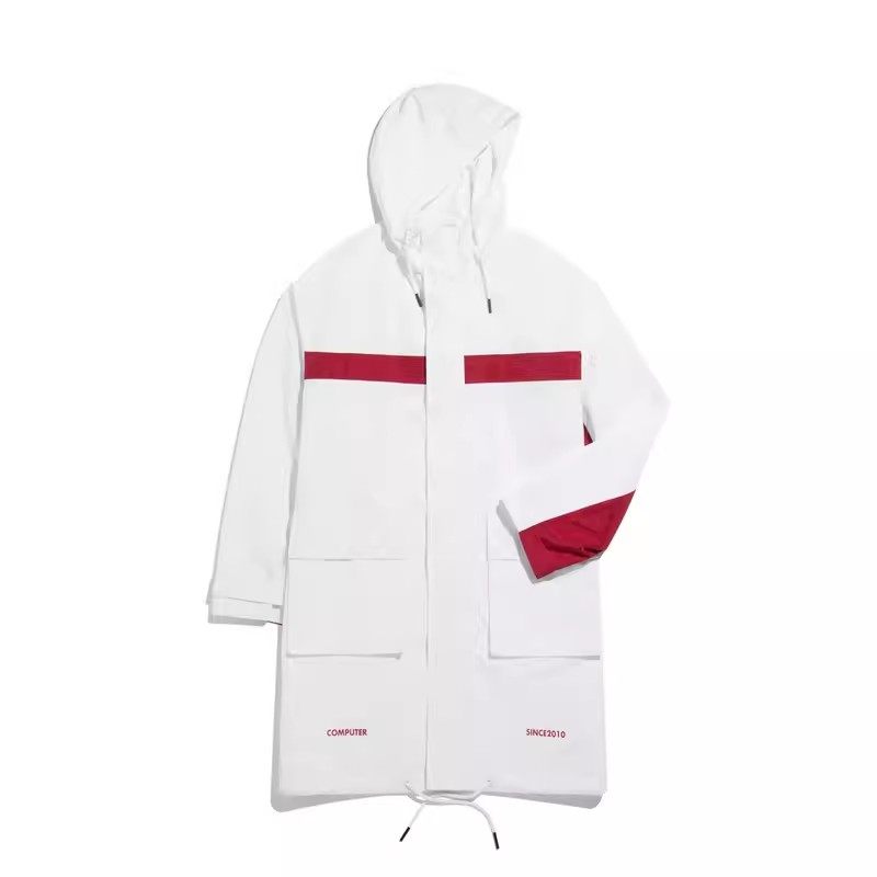 【商场同款】G家男装长款连帽风衣男25春秋新款宽松撞色休闲外套,男装,风衣,淘宝优惠券,粉丝福利购,淘宝优惠卷