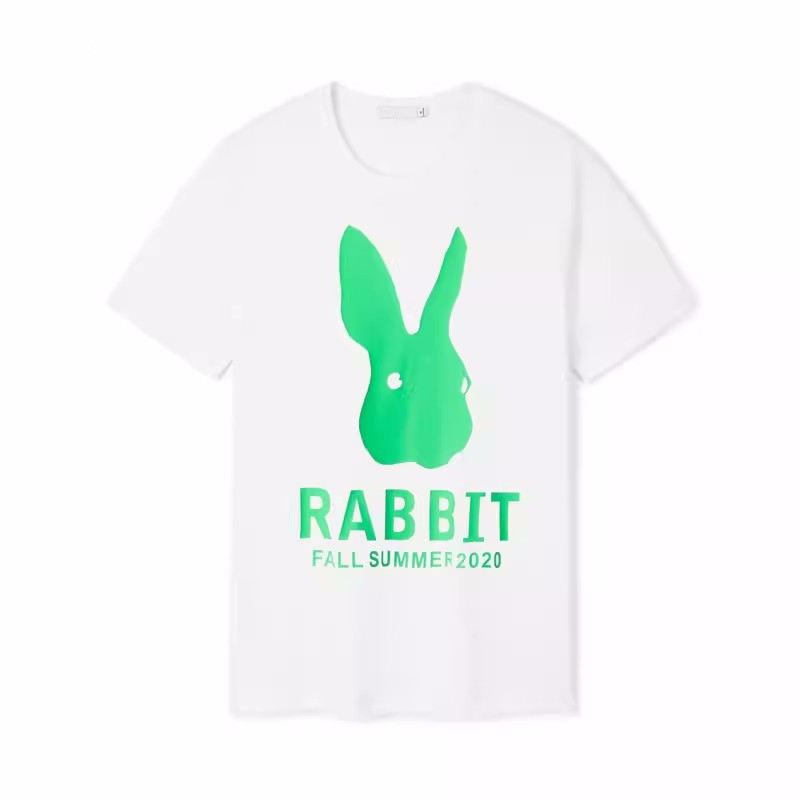G家男装兔子印花百搭宽松短袖T恤