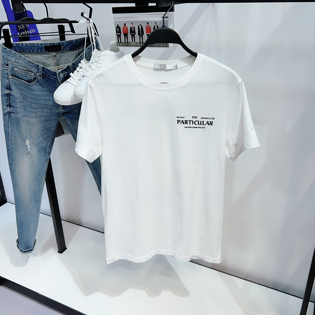 g家兔子印花白色情侣短袖T恤新款