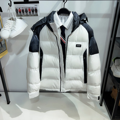 600+蓬松！G家男装羽绒棉棉衣男士宽松连帽撞色棉服极寒保暖外套