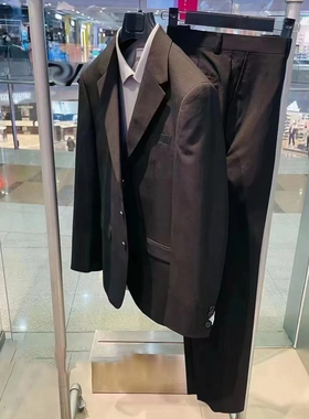 [两件套]G家男装通勤西服套装男商务正装含羊毛直筒西裤西装3541G
