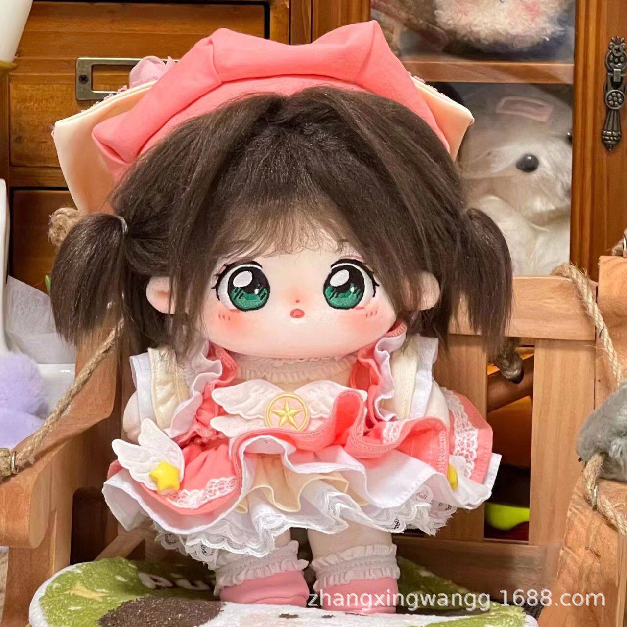 棉花娃娃小樱娃衣衣服20cm毛绒公仔女生换装玩偶人形套装礼物现货