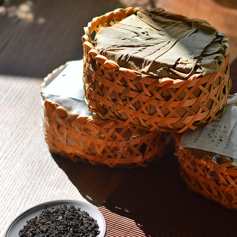 正宗孙义顺安茶2023年贡尖安茶祁门原产地贡尖特级黑茶紧压老茶叶