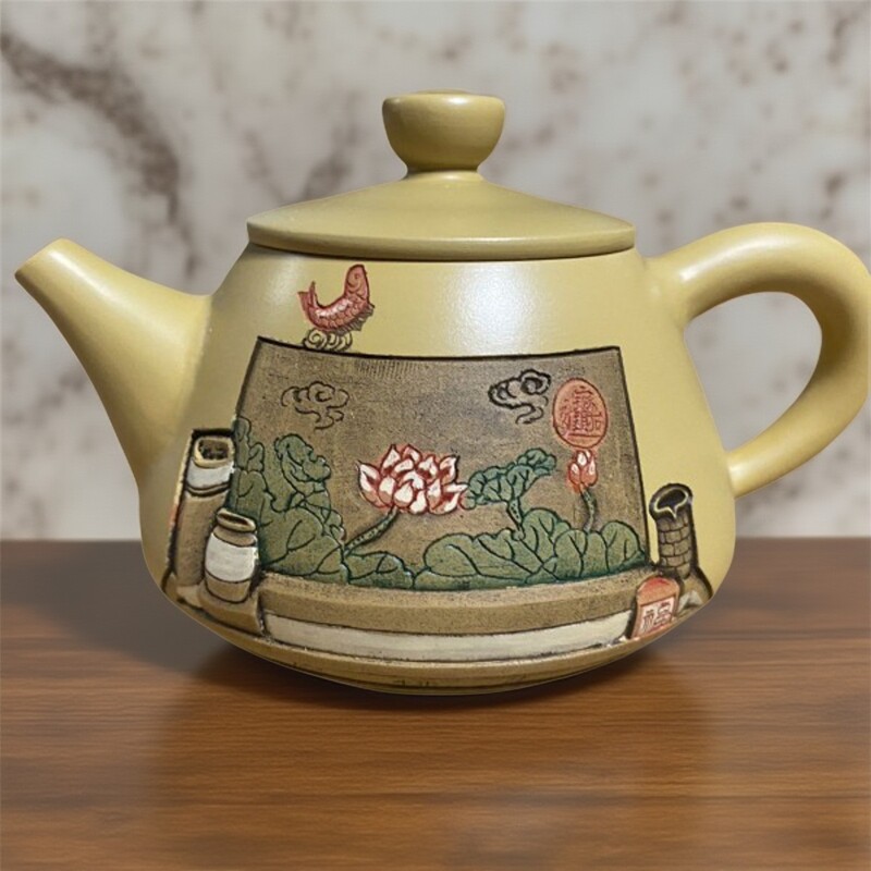 宝地生金 陈东铸老师 紫砂壶 纯全手工 段茶壶家用泡茶壶