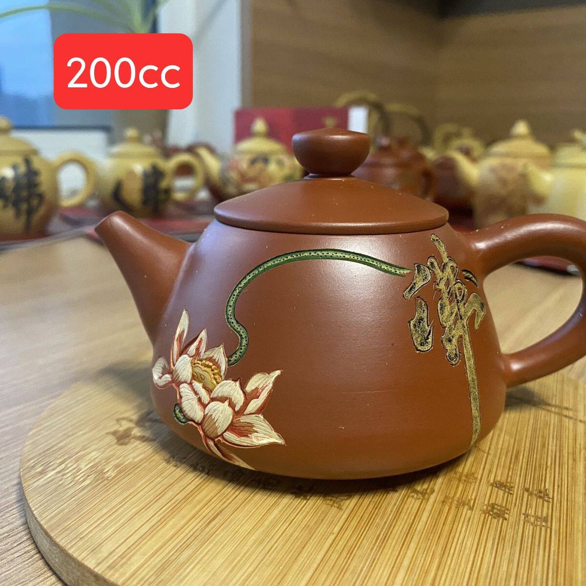佛缘 莲花 开悟壶 宜兴紫砂壶茶具纯手工茶壶全套刻花 陈东铸