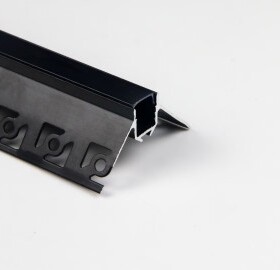 led线条灯铝合金槽嵌入式吊顶预埋铝型材明装u形线槽黑钛金金属条