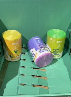 厚德乐051抽绳式垃圾袋80只45×50三种植物香型