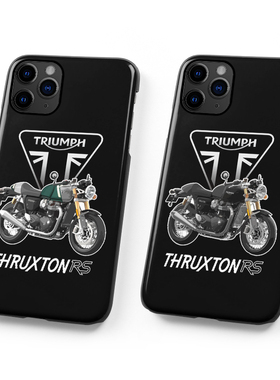 TRIUMPH凯旋 THRUXTON RS 复古摩托车手机壳适用iPhoneXR1112131415ProMax