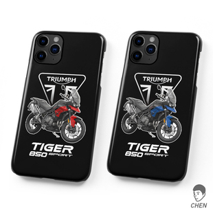TRIUMPH凯旋TIGER850老虎拉力摩托车硅胶手机壳适用苹果iPhoneXR1112131415ProMax