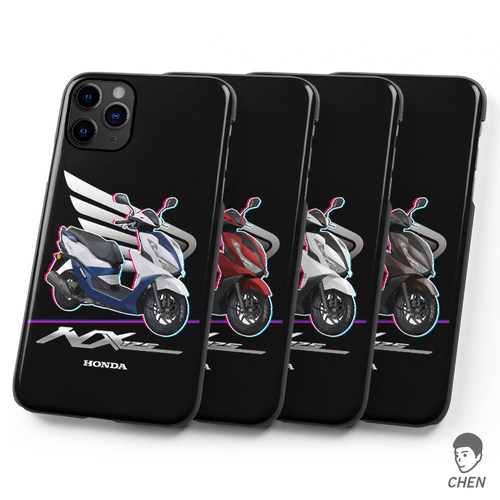 Honda本田NX125五羊踏板摩托车手机壳适用iPhoneXR111213ProMax