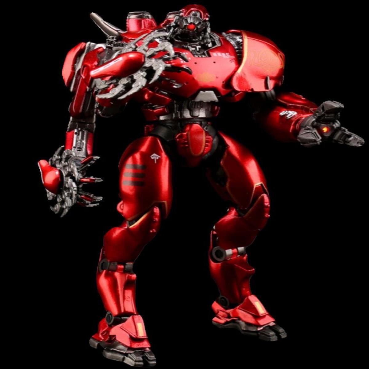 NECA环太平洋暴风赤红中国机甲模型儿童关节可动人偶机器人手办