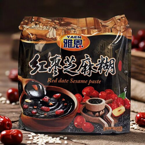 雅恩红枣莲子芝麻糊坚果谷物即冲