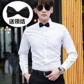 伴郎服兄弟装 婚礼衬衣西装 礼服兄弟团男西服结婚白衬衫 长袖 ·短袖