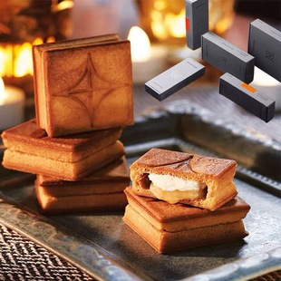 现货 日本网红零食PRESS BUTTER SAND焦糖奶油夹心饼干5/9/15枚入