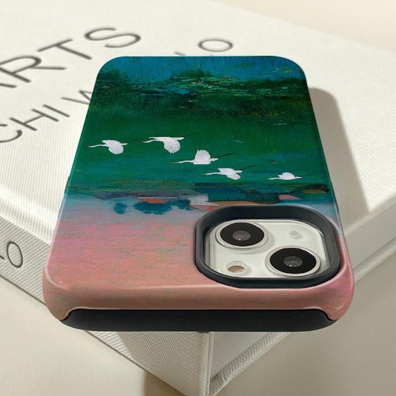 庄白鹭2025二合一12软壳11菲林14适用华为pura70苹果iphone16promax新款13小米15小众oppofindx8手机壳mate60