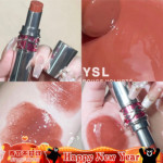 YSL圣罗兰2022春季新品银管圆管滋润唇膏口红2/03/04奶茶色/06/07