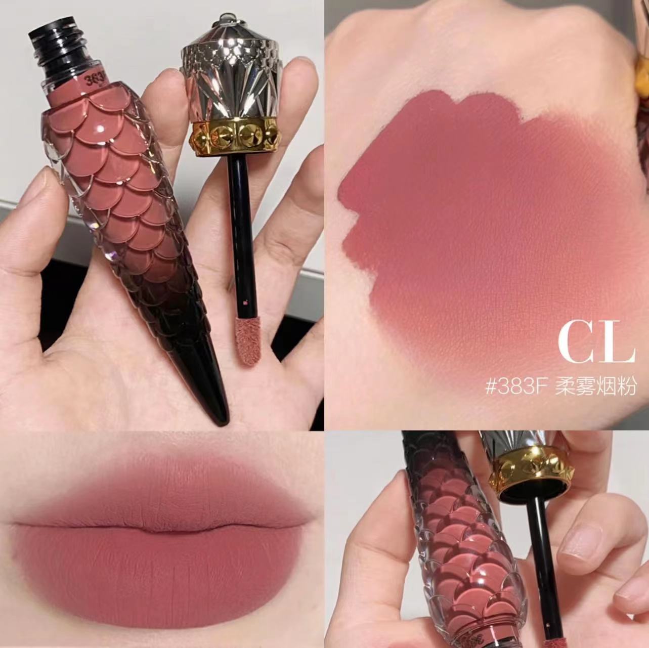 Christian Louboutin萝卜丁女王权杖CL哑光唇釉009F