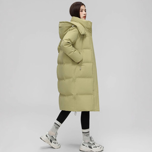 中长款羽绒服女款女士冬季韩版新款鸭绒羽绒服高级感2025冬款保暖