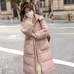 中长款羽绒服女款冬季过膝韩版鸭绒新款高级感2025冬季新品保暖