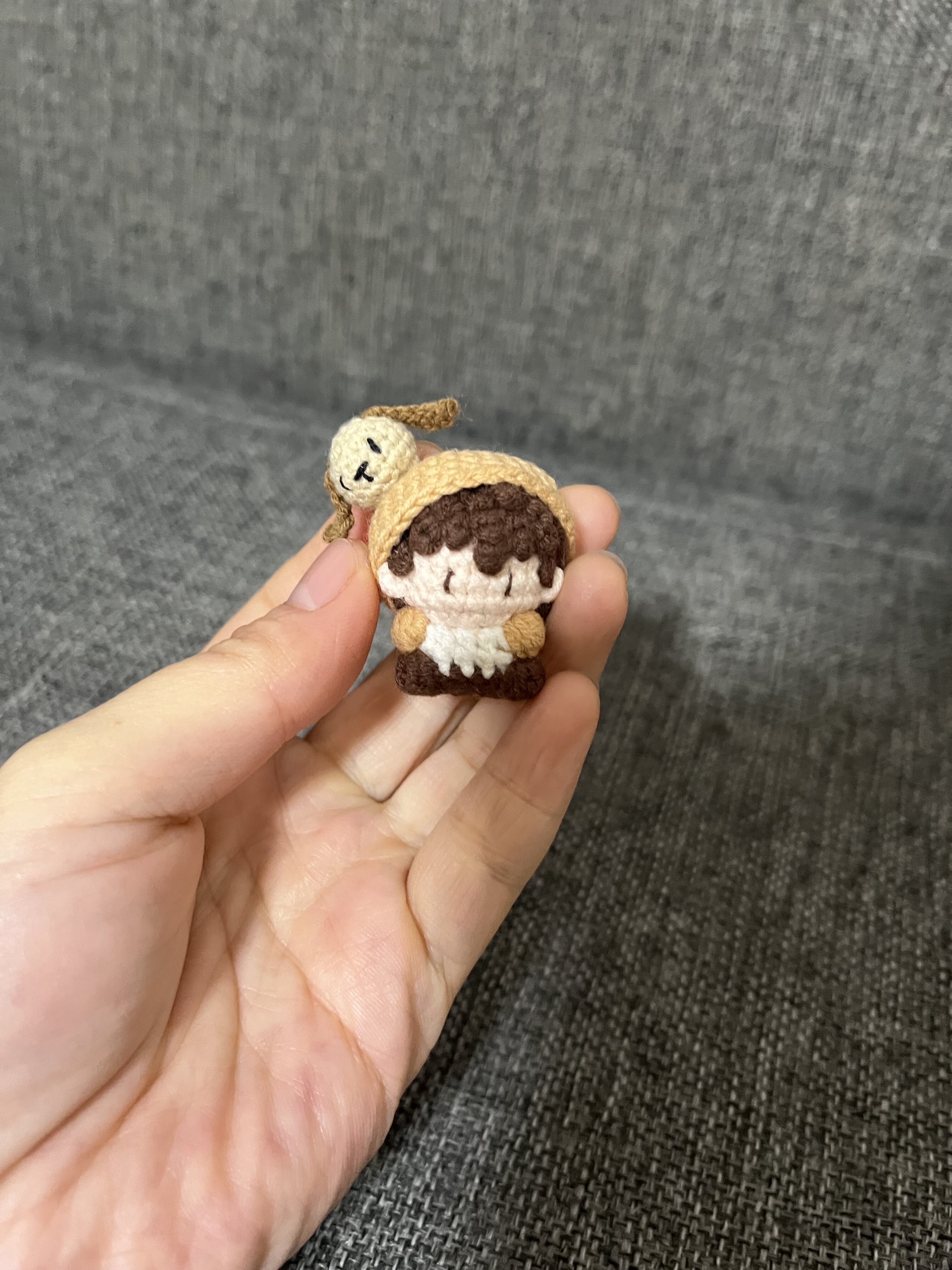 成品盗墓笔记吴邪二次元周边毛线针织玩偶手机包小挂件