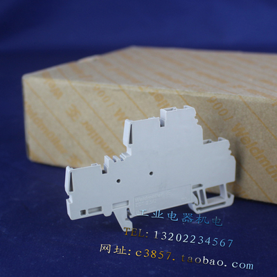 魏德米勒 多层笼式电机接线端子排 ZDT 2.5/2 弹片联接1815150000