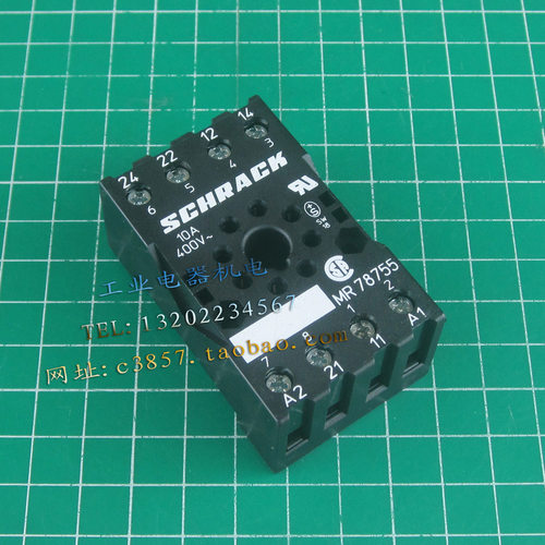 进口 正品 SCHRACK MR78755  继电器底座