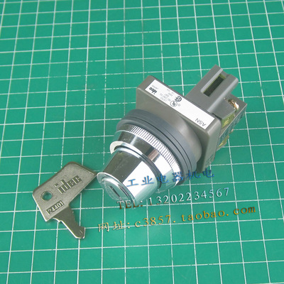 进口 正品 和泉 IDEC ASN  BS001E  钥匙开关  三档  锁匙开关