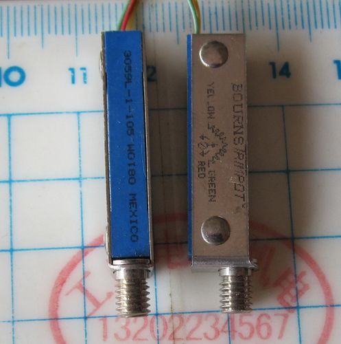 全新 美国 进口 正品 BOURNS 3059L-1-105   微型多圈电位器