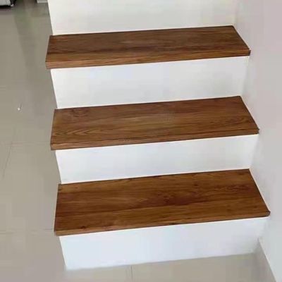 楼梯踏步板老榆木实木复式家用原木护栏扶手木地板全屋定制