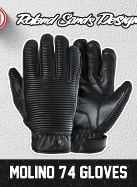 美国RSD复古骑士手套Molino74摩托车机车防摔透气哈雷骑行皮装备