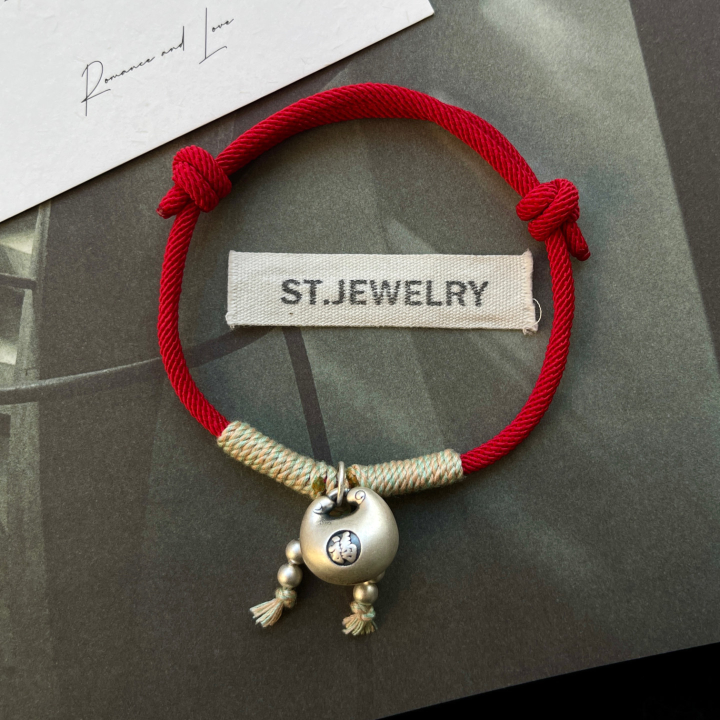 哑光胖福手链】925纯银红绳可爱精致磨砂可调节手环新年礼物红色,饰品/流行首饰/时尚饰品新,手链,淘宝优惠券,粉丝福利购,淘宝优惠卷