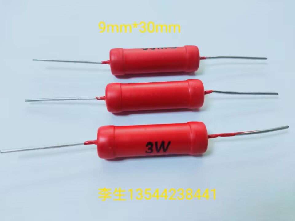 高压电阻器RJ8-3W3GJ(3000兆)无感高压玻璃釉电阻(210913)