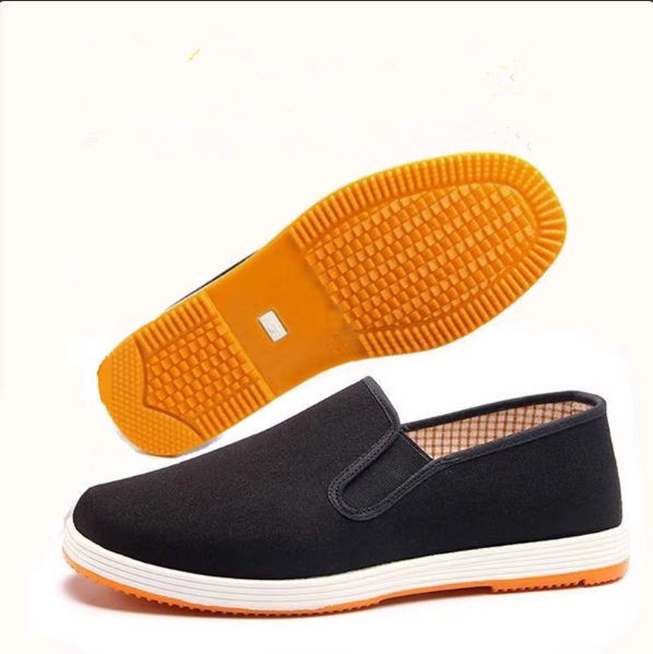 老年老北京布鞋牛津底断底包换劳保男老人宽松帆布单台州西山布鞋