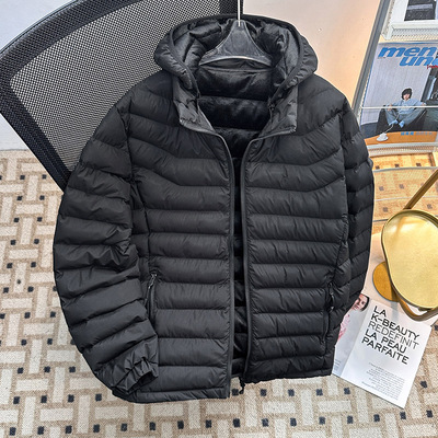 秋冬季轻薄羽绒面包服男女短款连帽2025年新款棉衣情侣装棉袄外套