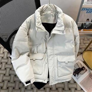 御寒保暖棉衣面包服 加厚外套2025年冬装 工装 立体口袋羽绒棉服男装
