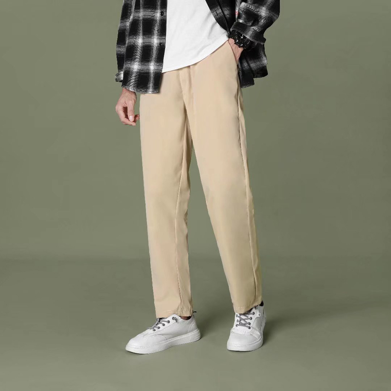 商务九分小西裤男士修身