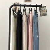 Tide, мужские летние однотонные шелковые спортивные штаны для отдыха, на шнурках, эластичная талия, свободный прямой крой