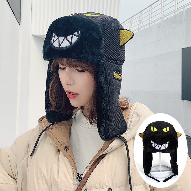 帽子女冬季韩版可爱防寒加绒电动车冬天骑车保暖神器护耳帽雷锋帽,服饰配件/皮带/帽子/围巾,帽子,淘宝优惠券,粉丝福利购,淘宝优惠卷