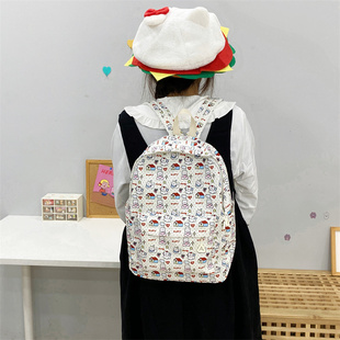 吉吉向上原创大容量书包初高中生可爱高颜值通勤轻便大学生背包