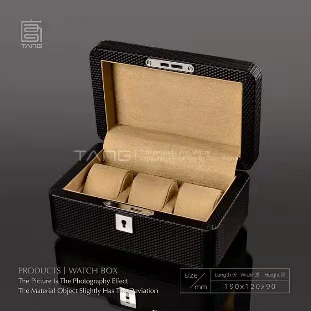 东与西 碳纤维机械表木制手表盒展示收藏腕表收纳箱WB740