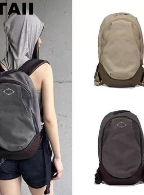 韩国新款 mschf25夏款水洗做旧工业复古拼接双肩包背包