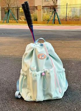 羽毛球包大容量户外包轻便羽毛球网拍收纳双肩背包高颜值2025新款