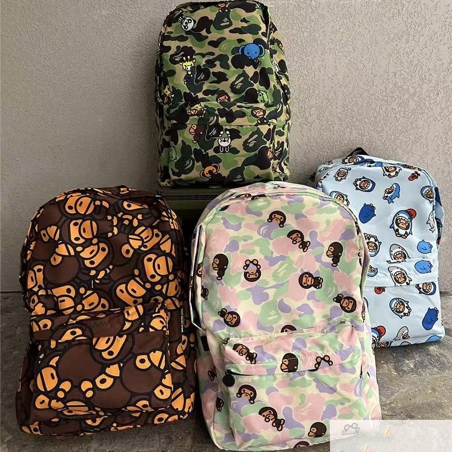 BEAD BABY 卡通可爱小猴子动物 休闲 双肩包书包 大号