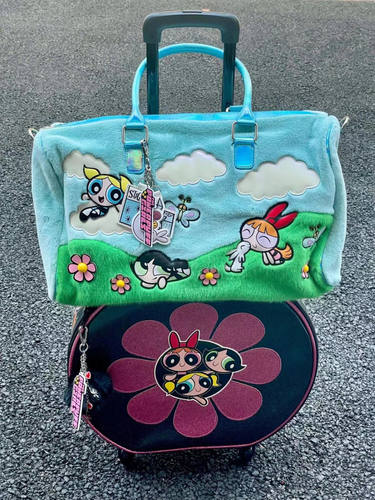飞天小女警童趣大容量手提袋