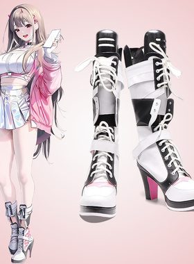 cosplay鞋子靴子胜利女神Nikke Viper毒蛇cos鞋定制 高跟来图定做