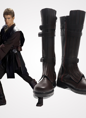 cosplay鞋星球大战Anakin Skywalker安纳金天行者cos鞋定制动漫鞋