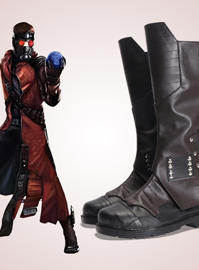 cosplay鞋子银河护卫队2星爵 Peter Quill cos鞋定制大码来图定做