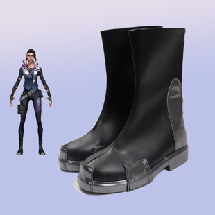 定制大码 cosplay鞋 无畏契约Fade cos鞋 来图定做 增高万圣节动漫鞋