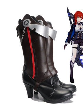 cosplay鞋崩坏3 无量塔姬子极地战刃cos鞋定制大码增高高跟动漫鞋