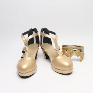 cosplay鞋原神须弥草之国冰系单手剑莱依拉cos鞋定制增高大码定做